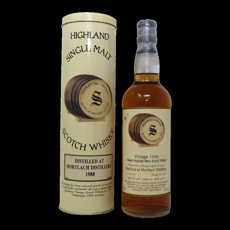 Mortlach 1988 Bottled 1998 Signatory Vintage 0,7L