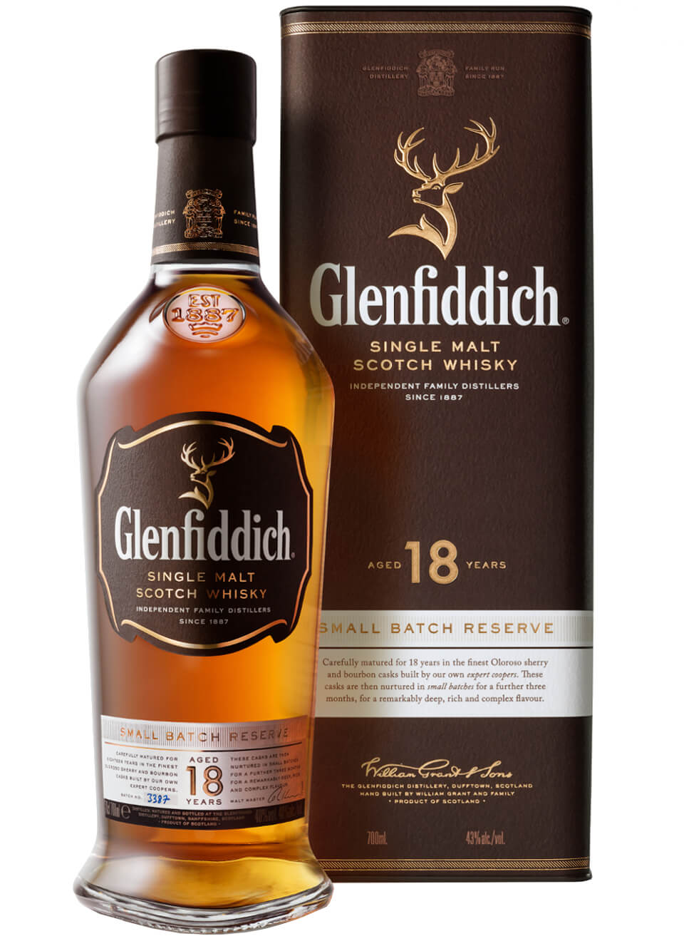 Glenfiddich 18 Years Single Malt Scotch Whisky 0,7 L