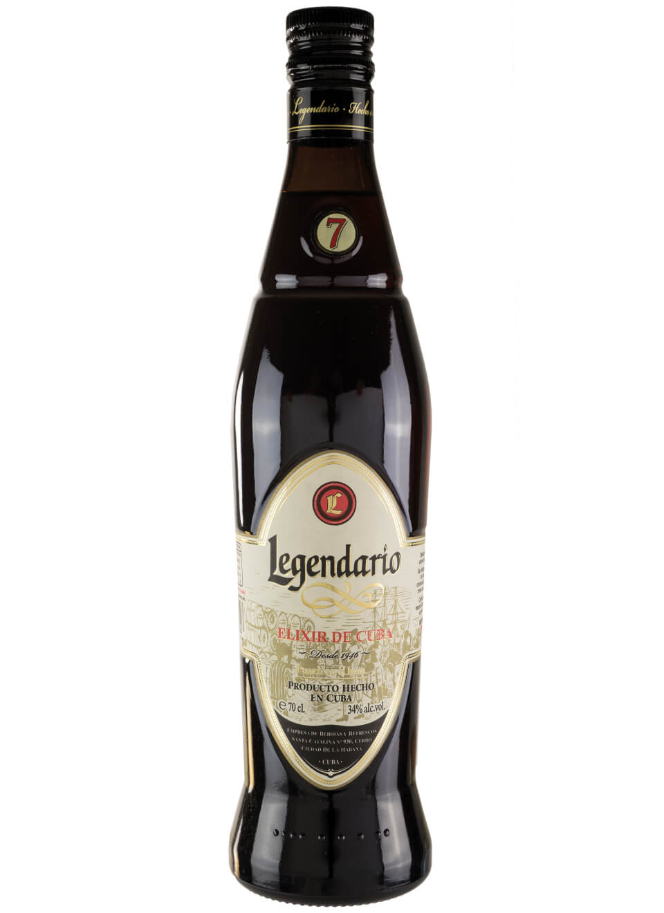 Legendario Elixir de Cuba 7 Anos 0,7 L