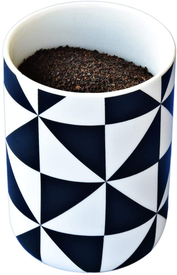 3 Dekorative Aufbewahrungsdosen aus Porzellan mit Deckel aus Akazienholz und Silikondichtung