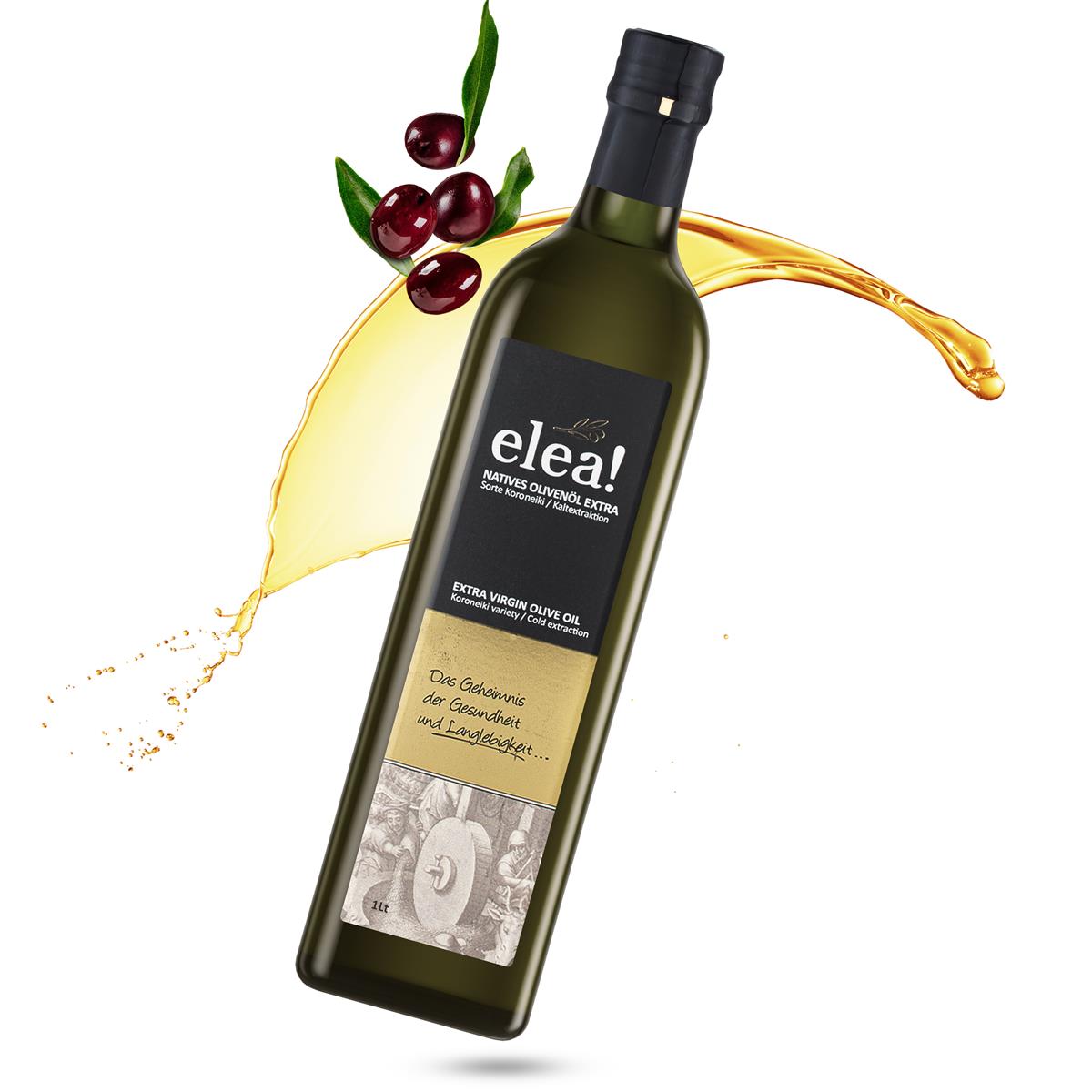 elea! Premium Olivenöl nativ extra - Koroneiki / Kaltextraktion aus Kreta