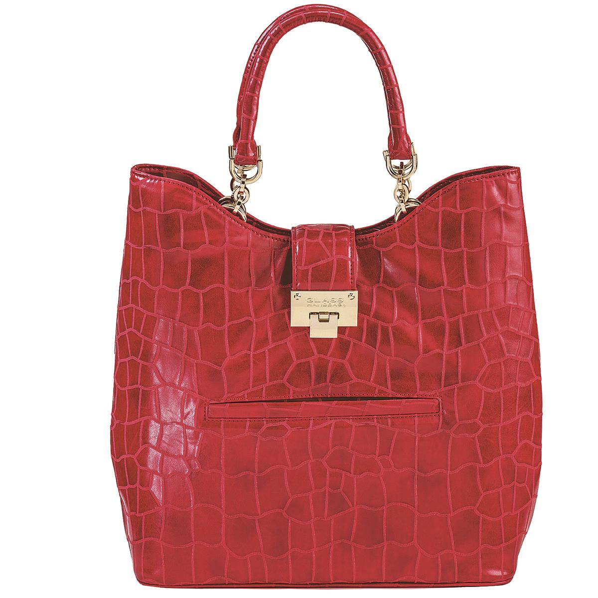 Glass Handbag | Tote Bag Red