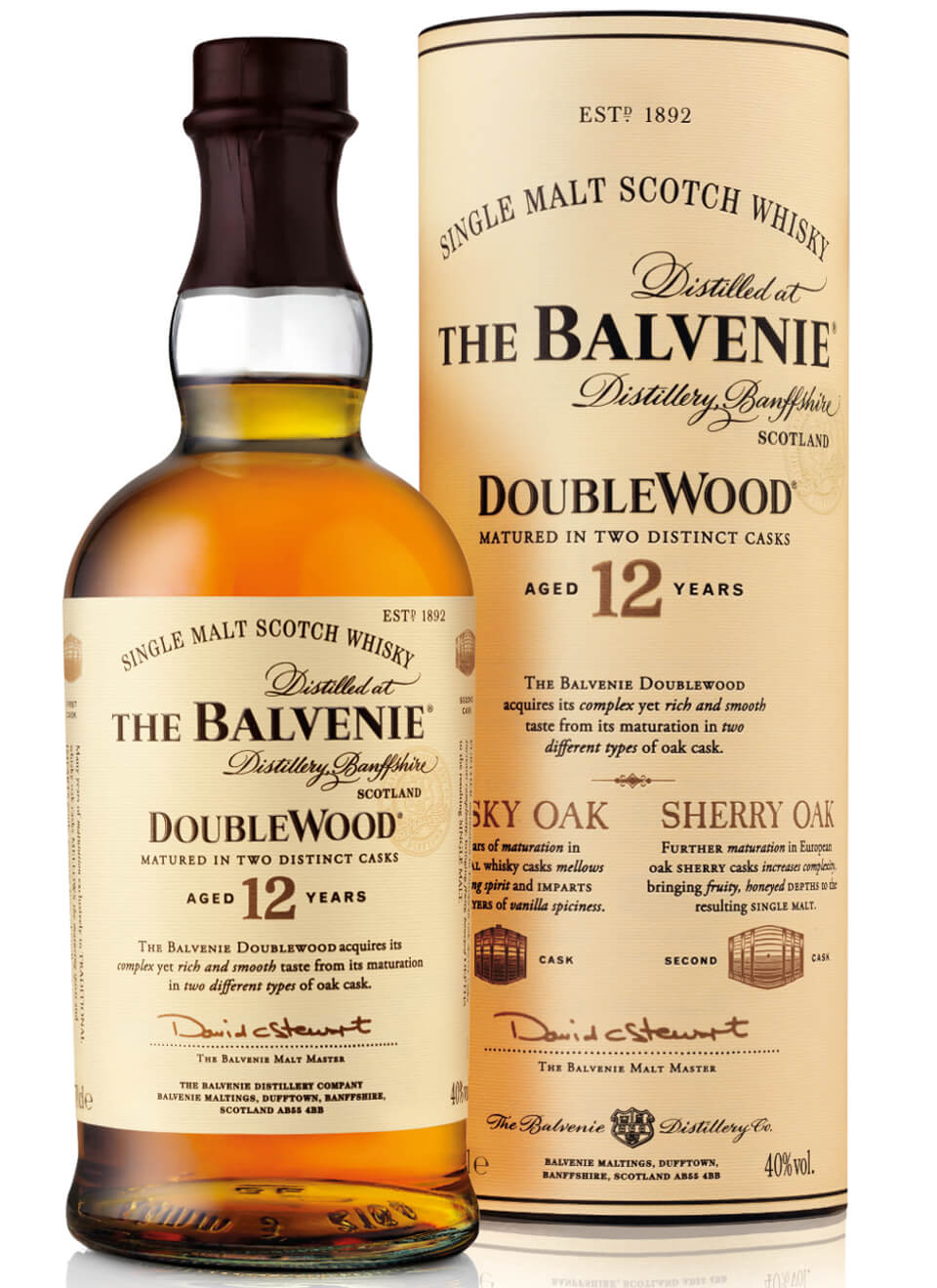 Balvenie 12 Years Double Wood Single Malt Scotch Whisky 0,7 L