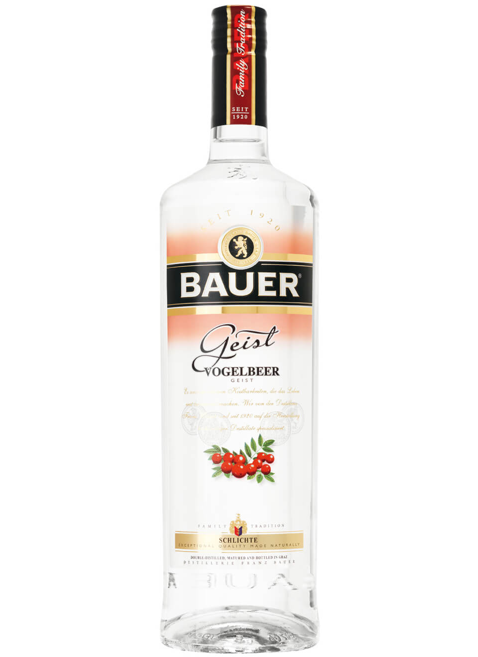 Bauer Vogelbeer Geist 0,7 L
