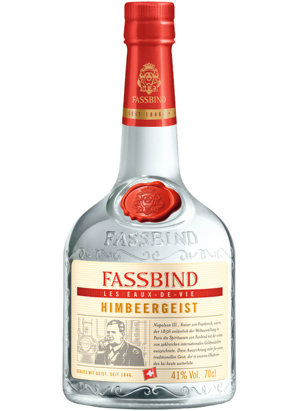 Fassbind Himbeergeist Les Eaux-de-Vie 0,7 L