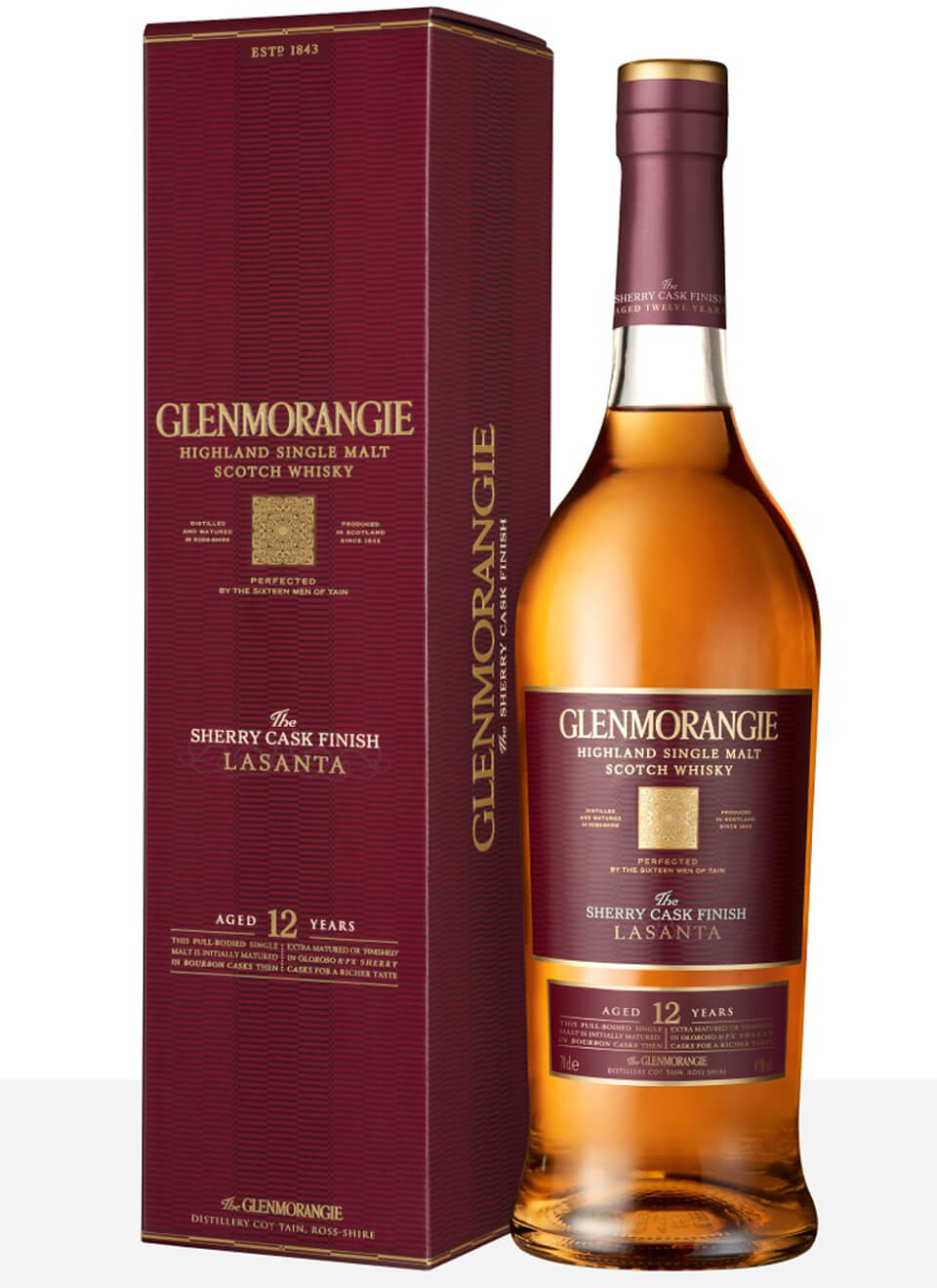 Glenmorangie Lasanta Highland Single Malt Scotch Whisky 0,7 L