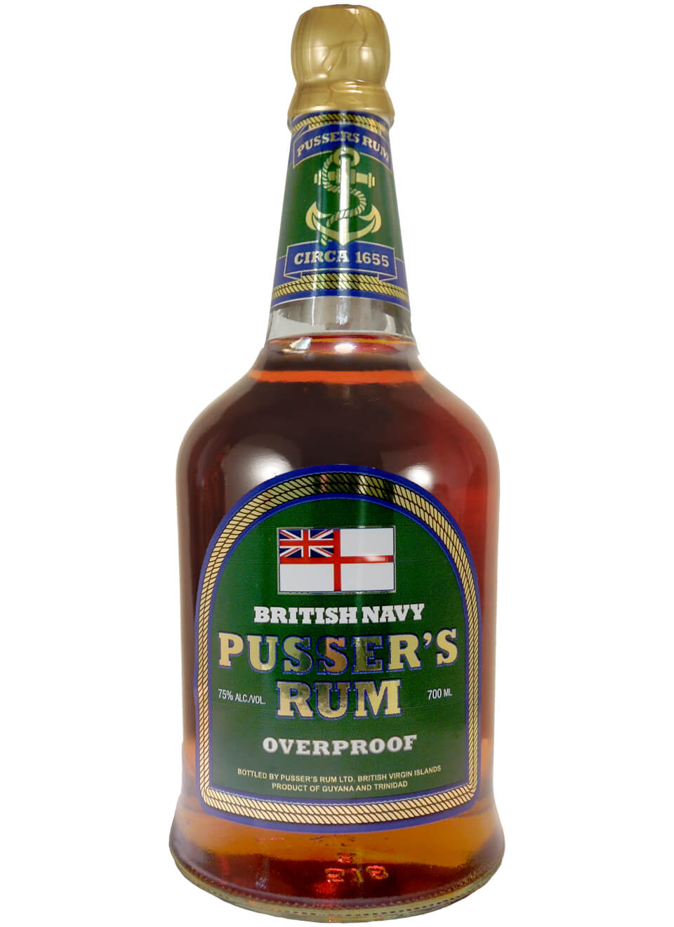 Pussers British Navy Overproof Rum 0,7 L