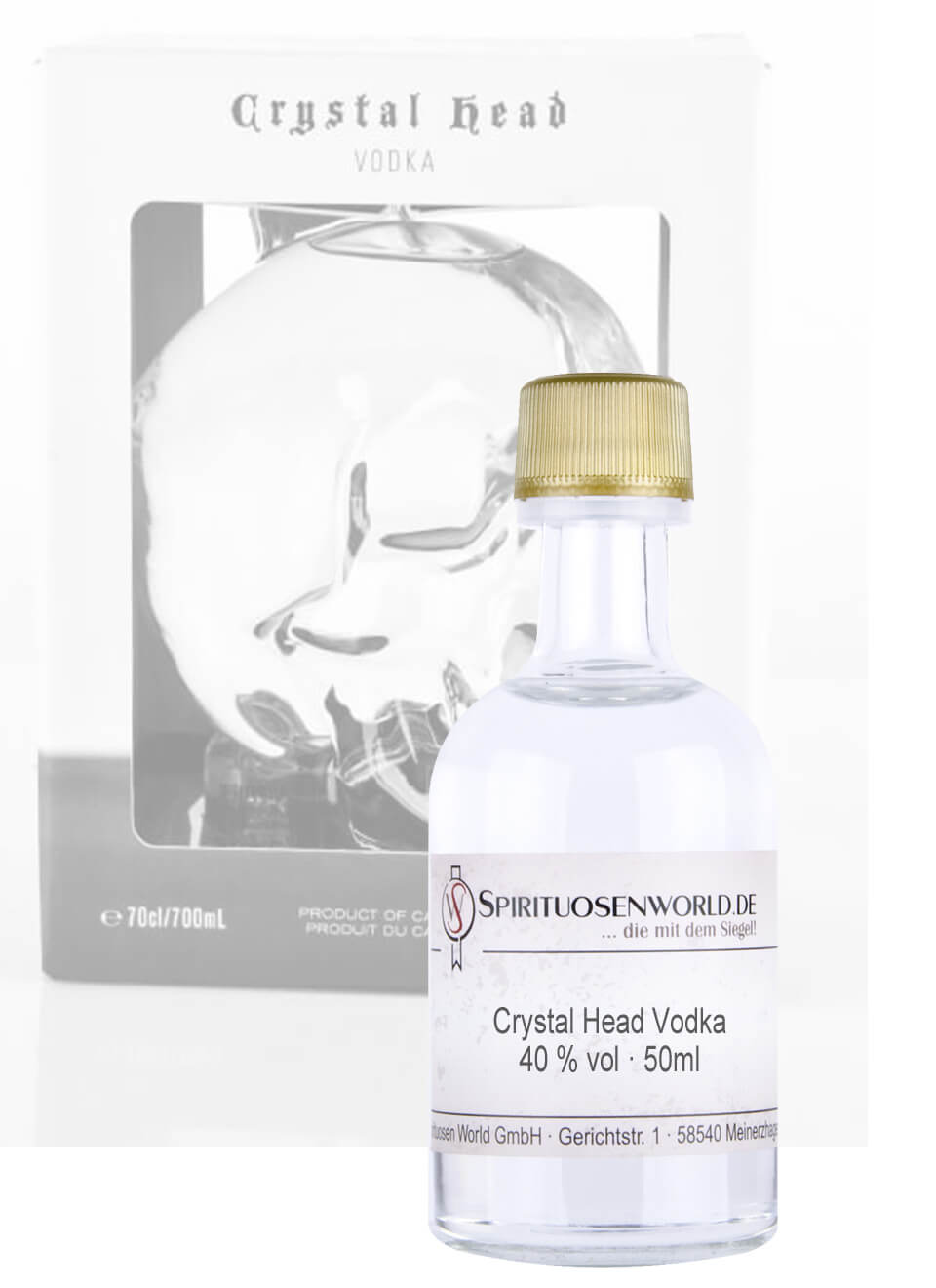 Crystal Head Vodka Tastingminiatur 0,05 L