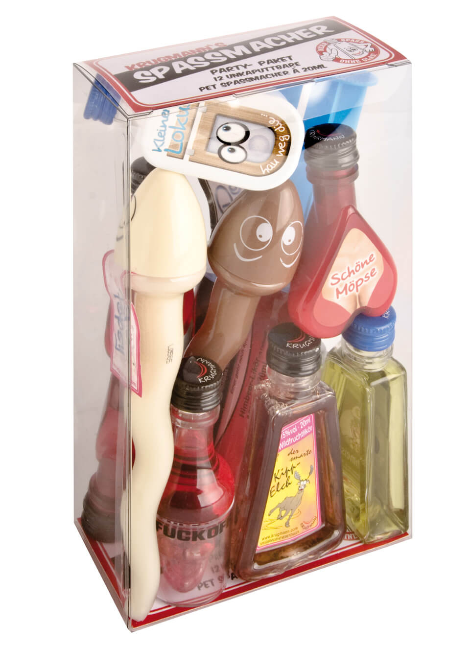 Krugmanns Spassmacher 12er Likör Mix PET 0,24 L