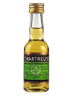 Chartreuse grün Kräuterlikör Mini 0,03 L