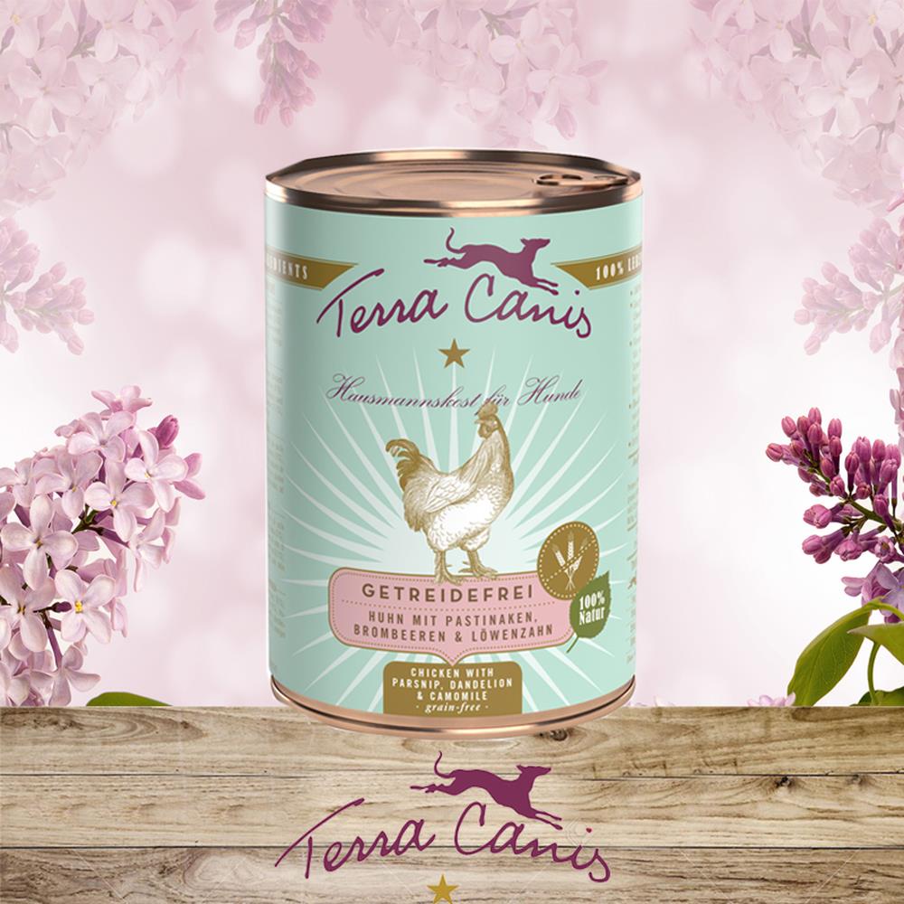 Terra Canis Huhn+Pastinaken,Brombeeren,Löwenzahn 400 g