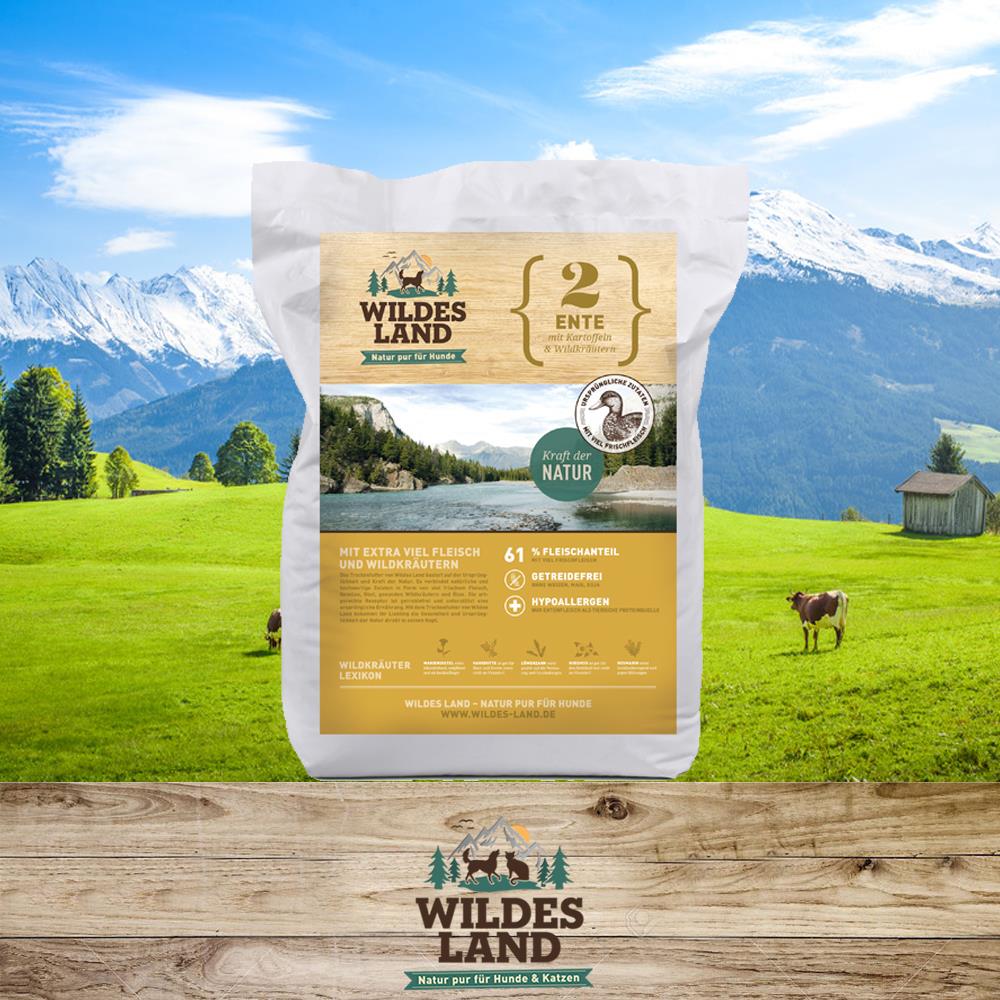 2 - Wildes Land Ente mit Kartoffeln