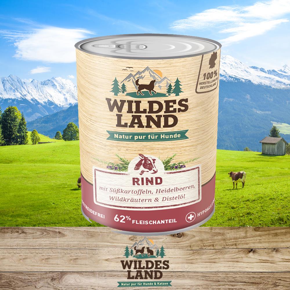 Wildes Land Rind 800 g
