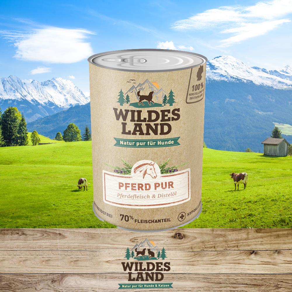 Wildes Land Pferd PUR