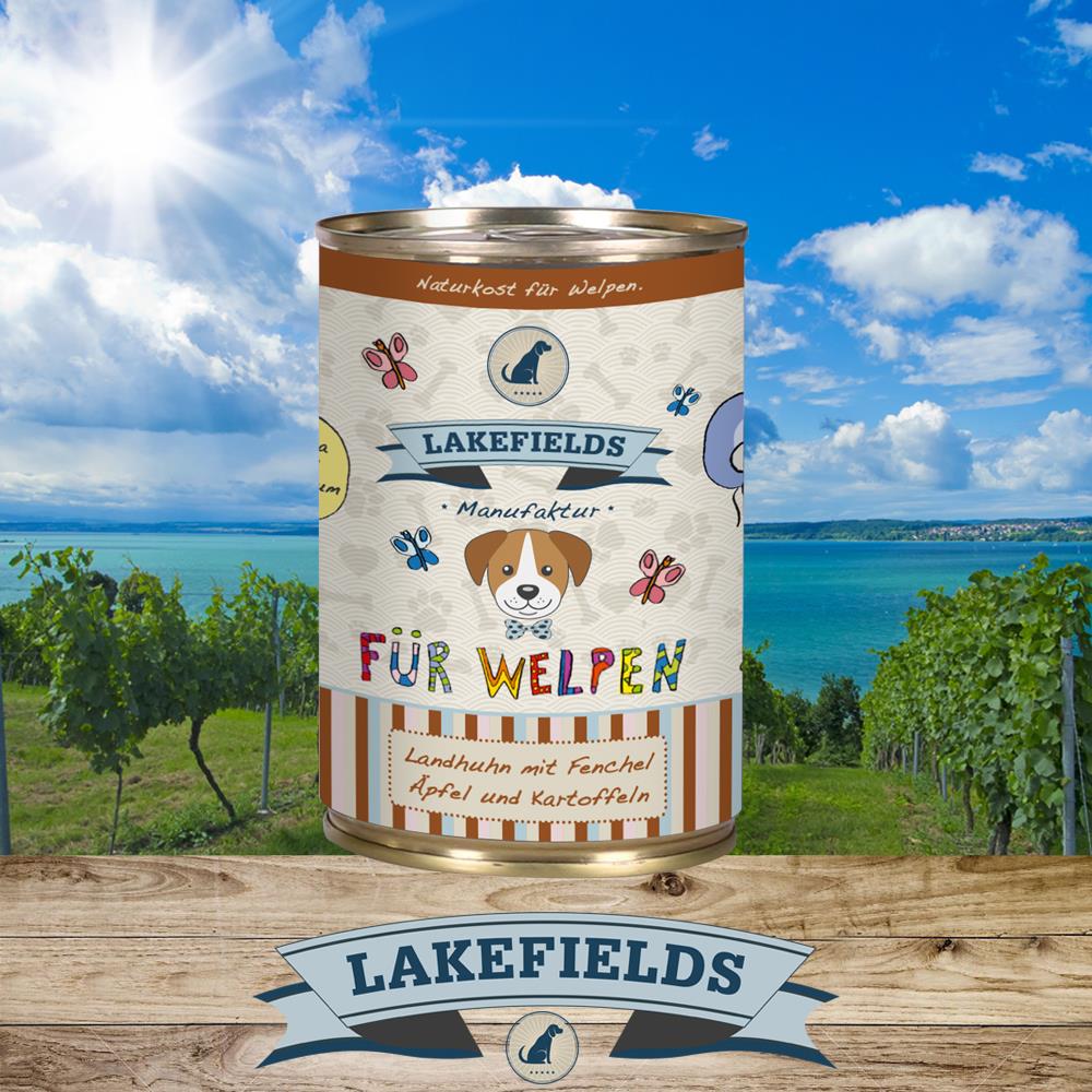 LAKEFIELDS Dosenfleisch-Menü Welpe Huhn
