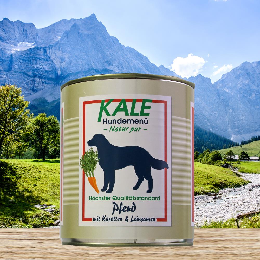 KALE Pferd mit Karotten & Leinsamen 800 g