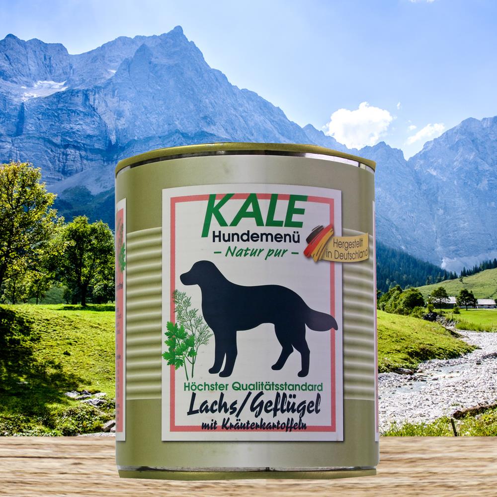 KALE Lachs Geflügel mit Kräuterkartoffeln 800 g