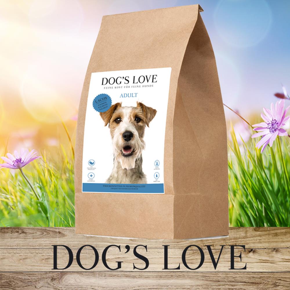 DOG'S LOVE Lachs & Forelle mit Süßkartoffel & Spargel