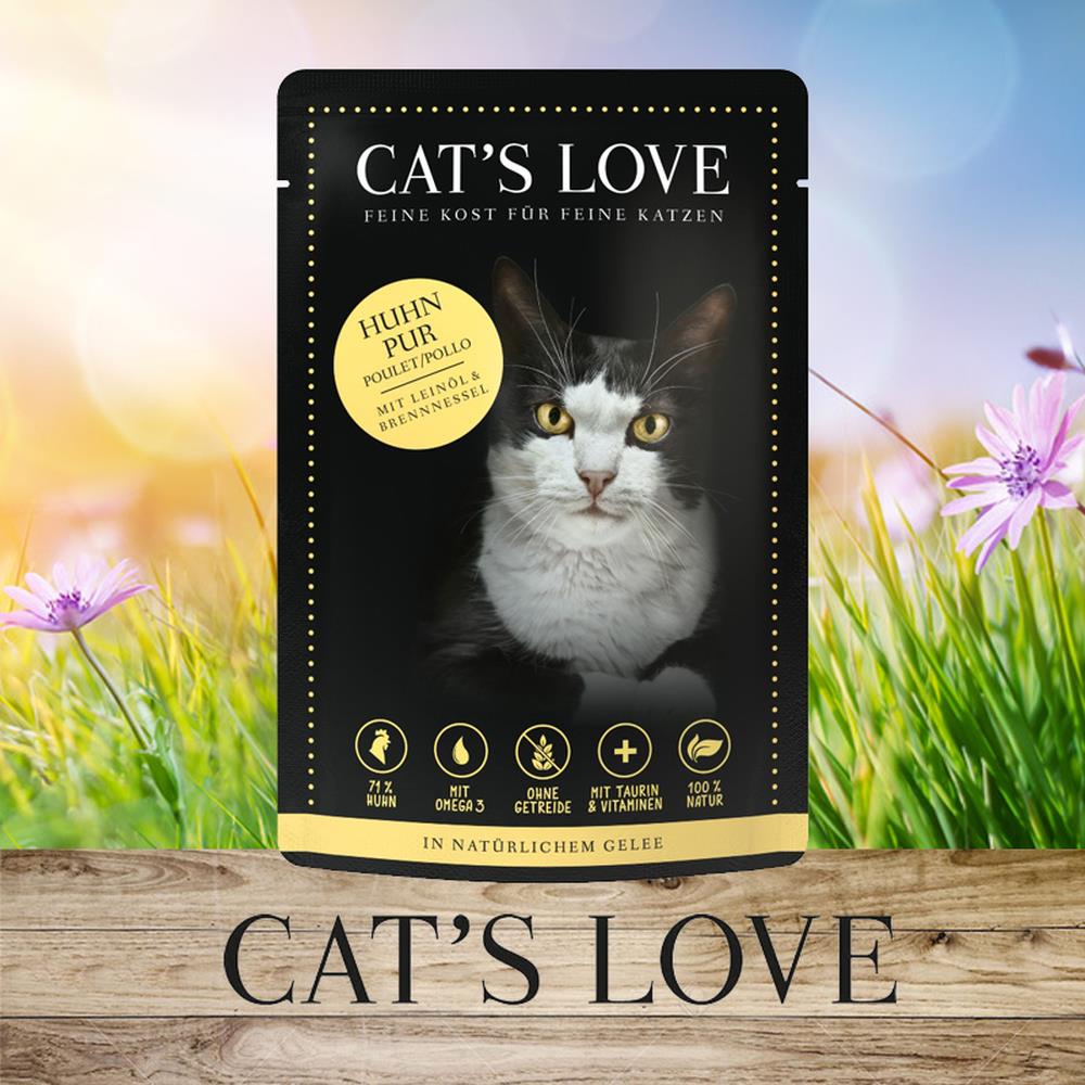 Cat´s Love Classic Huhn Pur 85 g