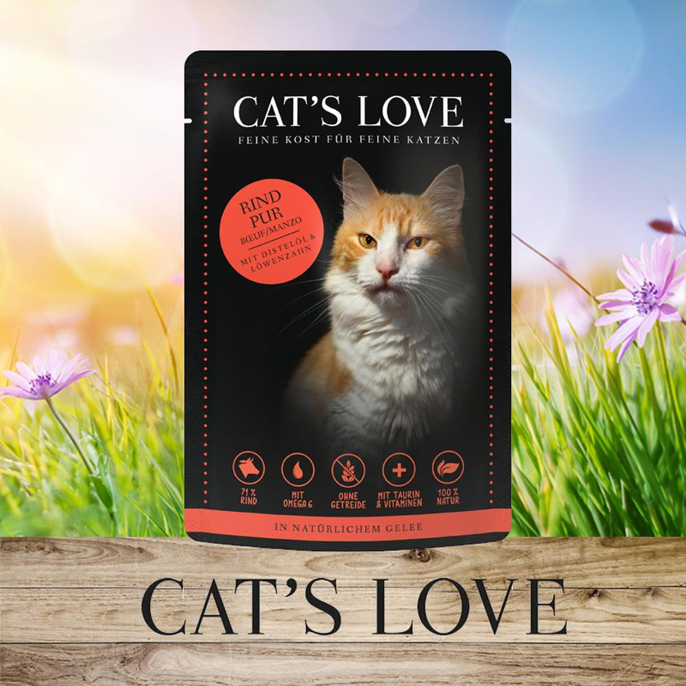 Cat´s Love Classic Rind Pur 85 g