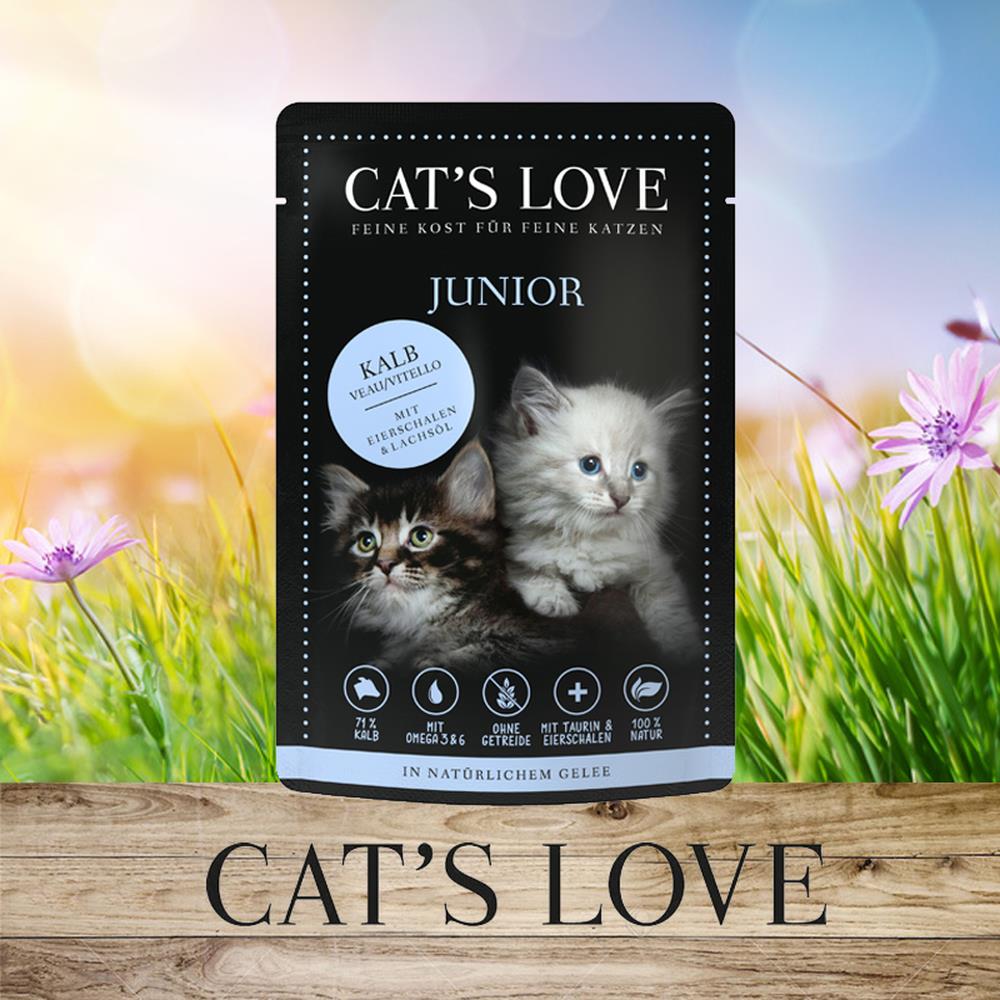 Cat´s Love Junior Kalb Pur 85 g