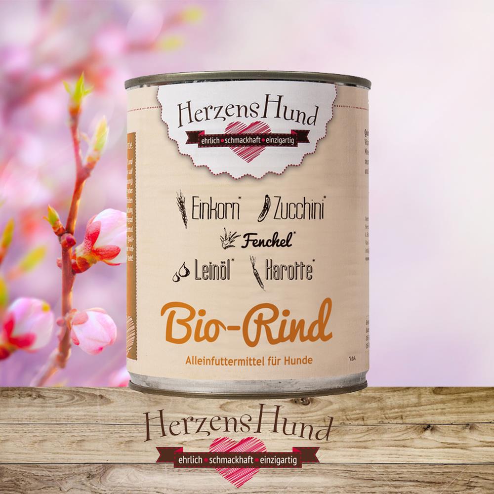 HerzensHund Bio-Rind mit Bio-Gemüse