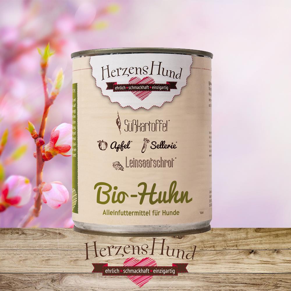 HerzensHund Huhn mit Bio-Gemüse