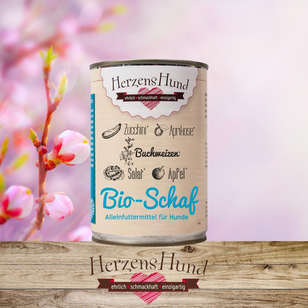 HerzensHund Bio-Schaf mit Bio-Gemüse