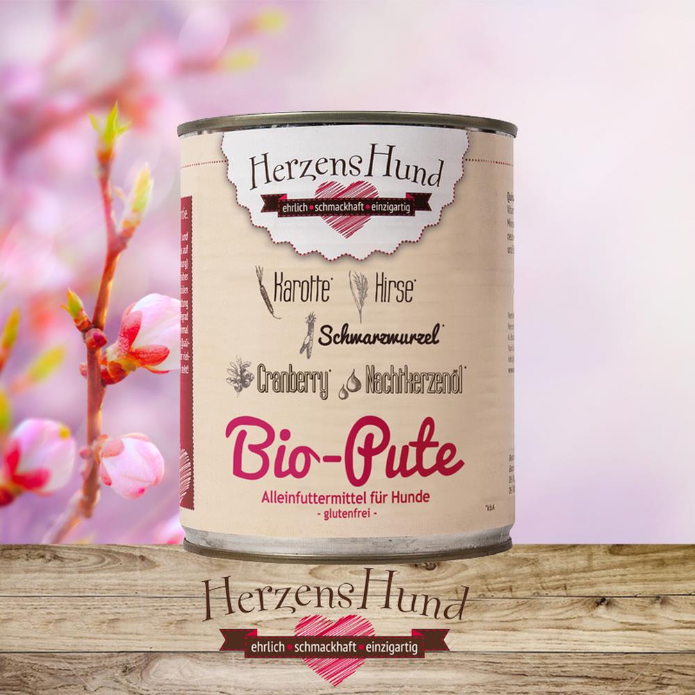 HerzensHund Bio-Pute mit Bio-Gemüse