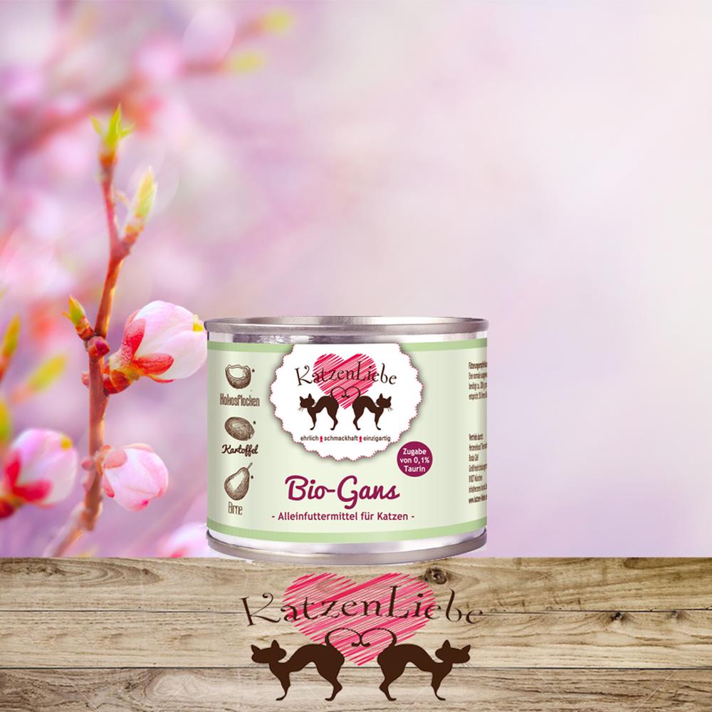 KatzenLiebe Bio-Gans mit Bio-Kartoffel 200 g