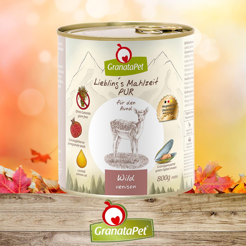GranataPet Liebling´s Mahlzeit - Wild Pur 800 g