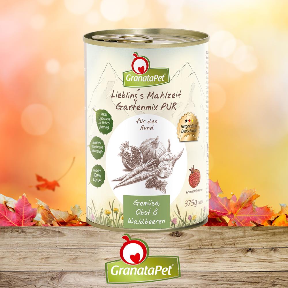 GranataPet Liebling's Mahlzeit - Gartenmix PUR 375 g