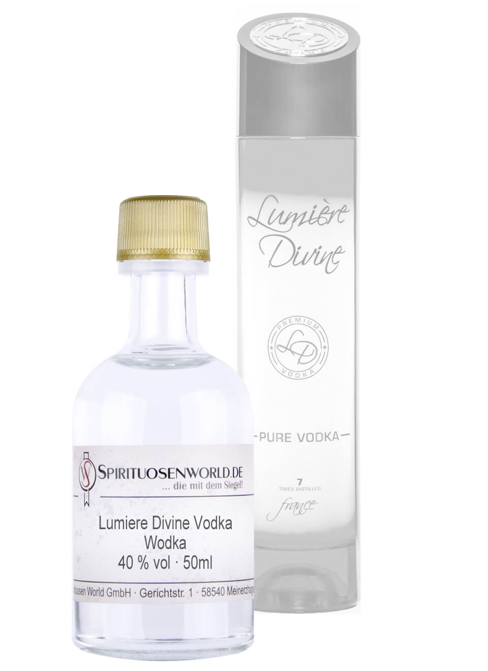 Lumiere Divine Vodka Tastingminiatur 0,05 L