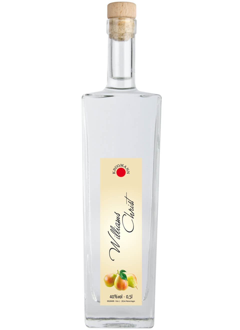 Krugmann Williams-Christ-Birnenbrand 0,5 L