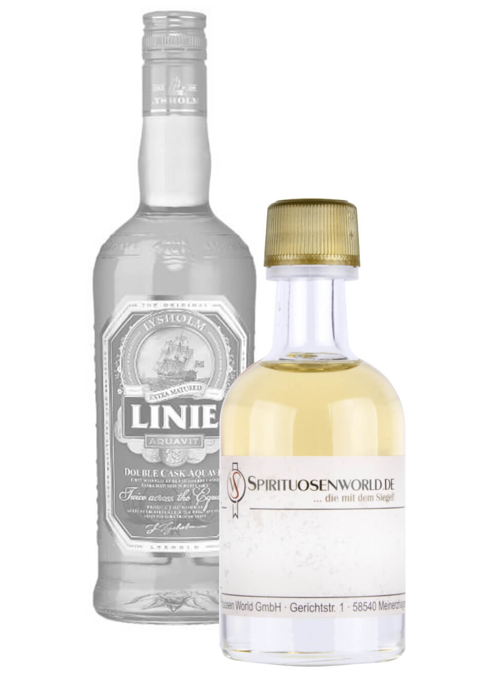 Linie Aquavit Double Cask Port Tastingminiatur 0,05 L
