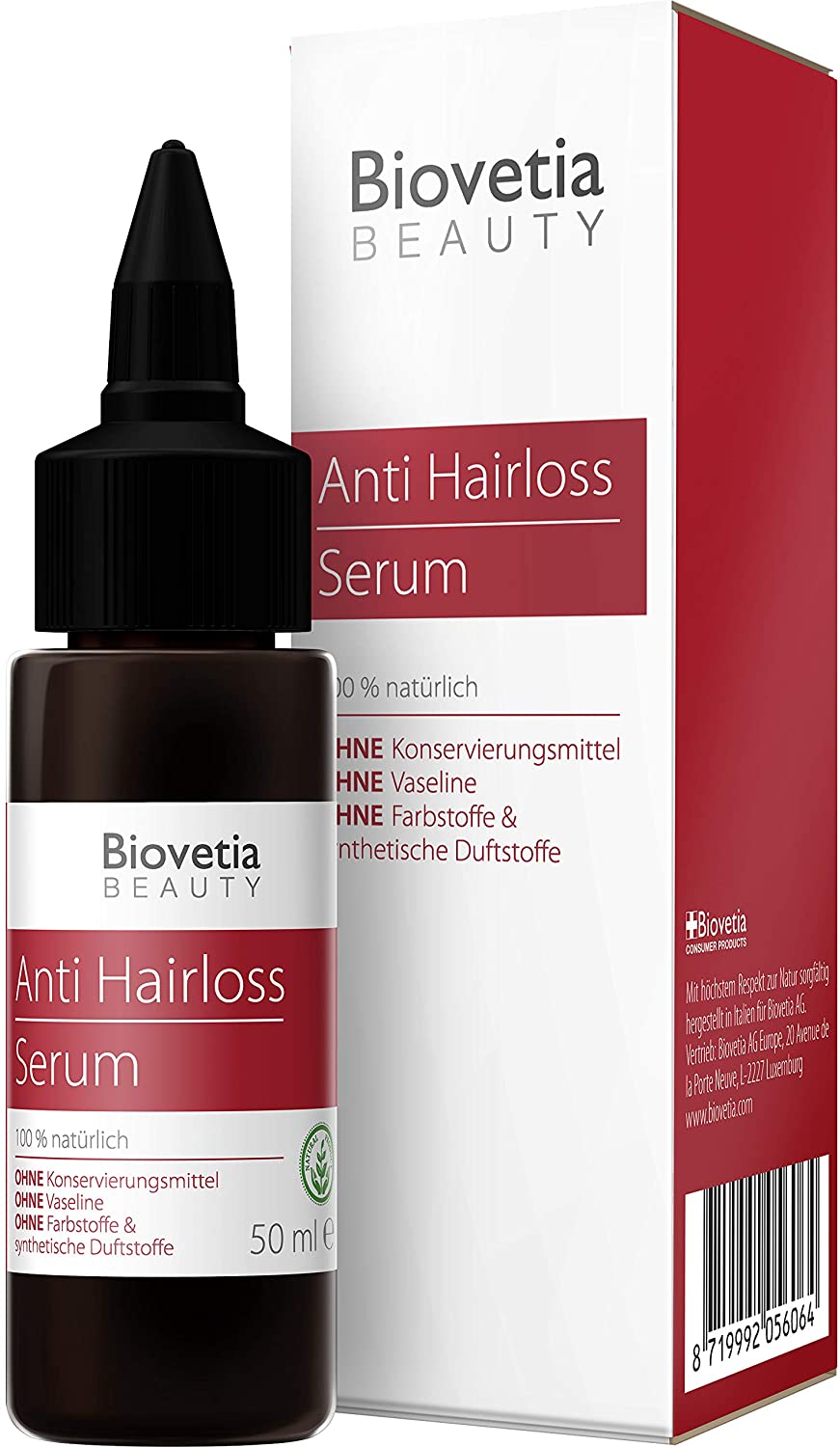 Beauty Anti Haarausfall Serum | gegen Haarausfall - fördert Haarwachstum | 100% natürlich