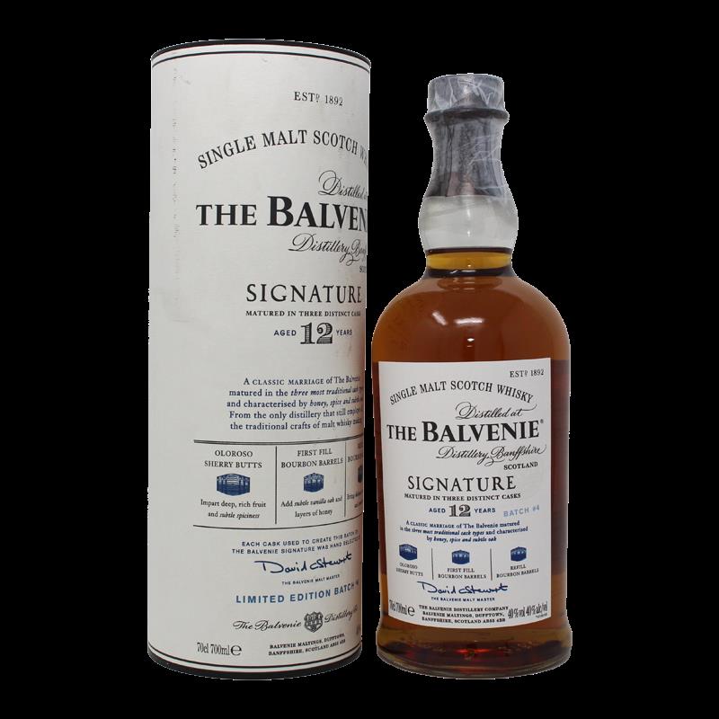 Balvenie Signature 12 Years Batch No.4 Limited Edition Single Malt Scotch Whisky 0,7L
