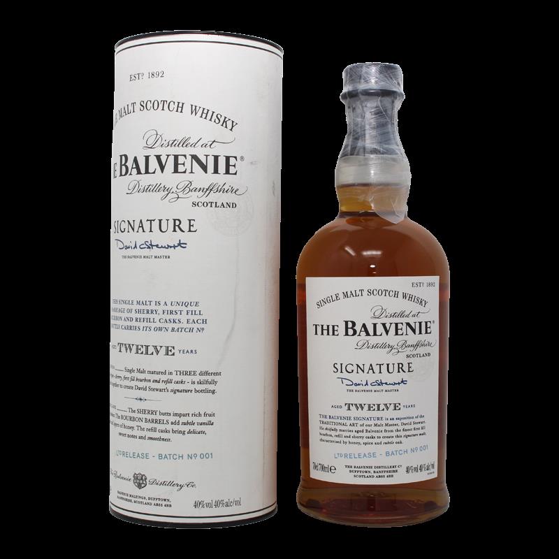 Balvenie Signature 12 Years Batch No.1 Limited Edition Single Malt Scotch Whisky 0,7L