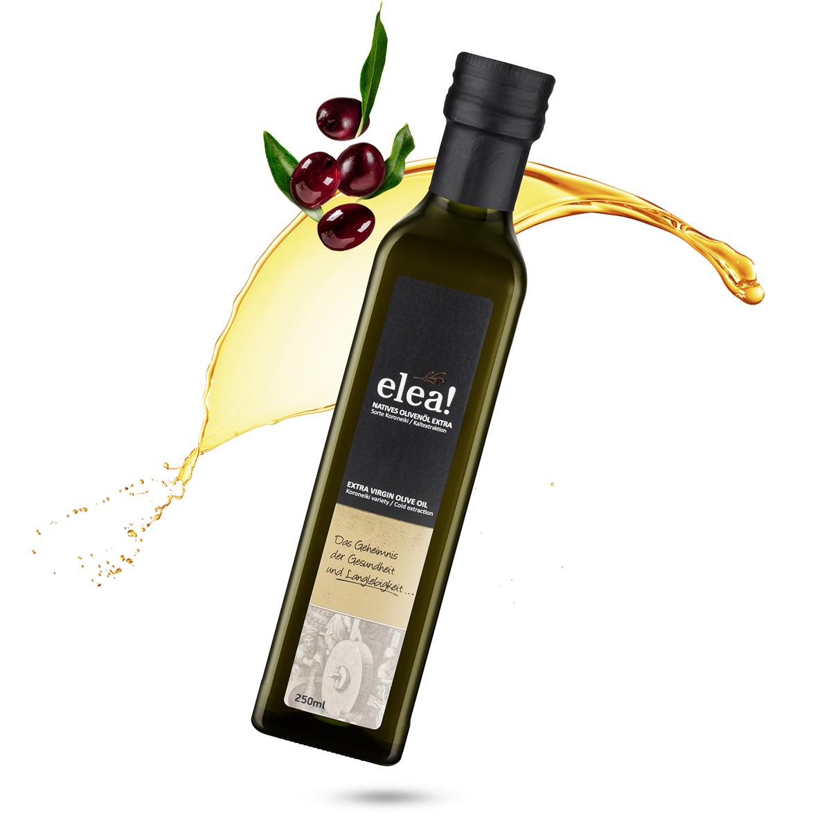 elea! Premium Olivenöl nativ extra - Koroneiki / Kaltextraktion aus Kreta