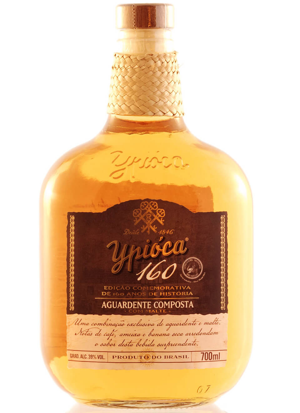 Ypioca Cachaça 160 com Malte 0,7 L