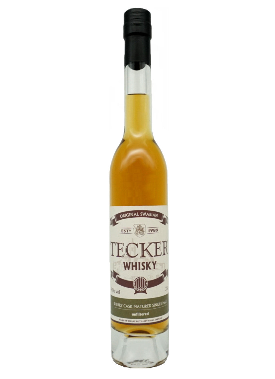 Schwäbischer Single Grain Whisky Tecker Sherry Cask 0,35 L