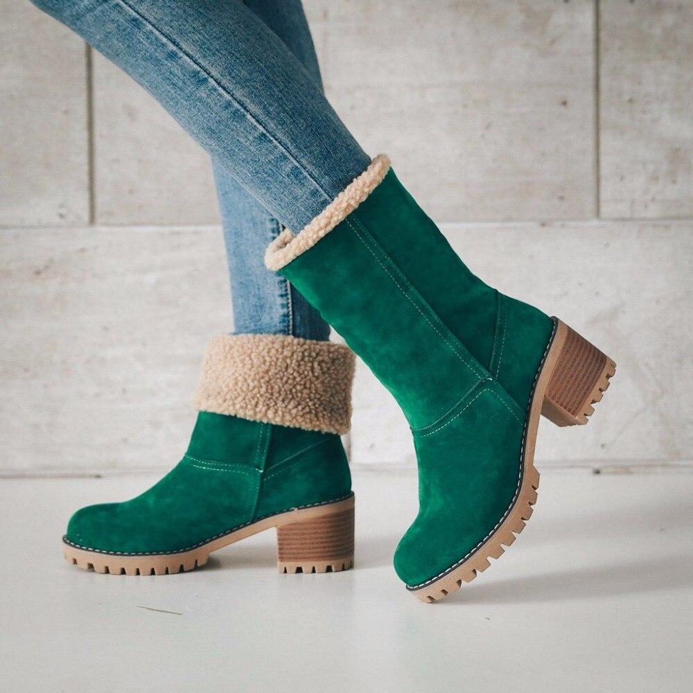 Fashiona | Thermo Stiefel für Frauen | klappbare Stulpen | SCHLUSSVERKAUF