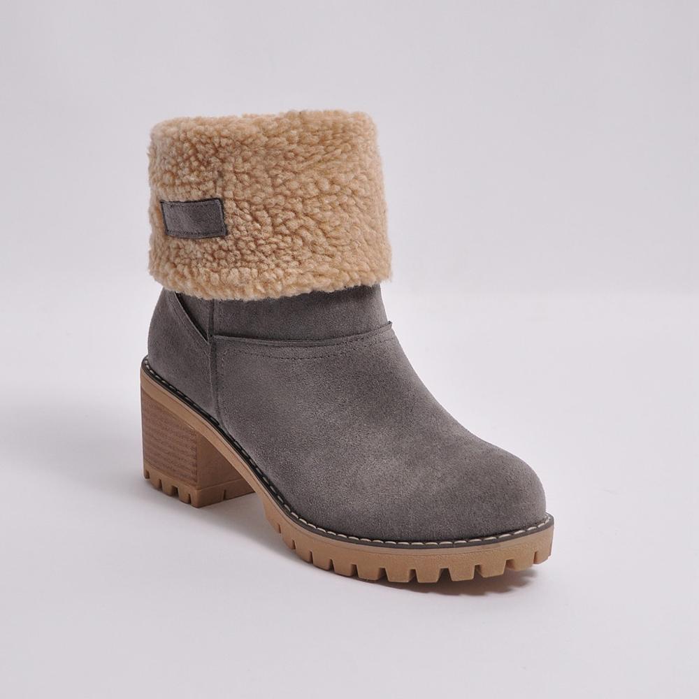 Fashiona | Thermo Stiefel für Frauen | klappbare Stulpen | SCHLUSSVERKAUF