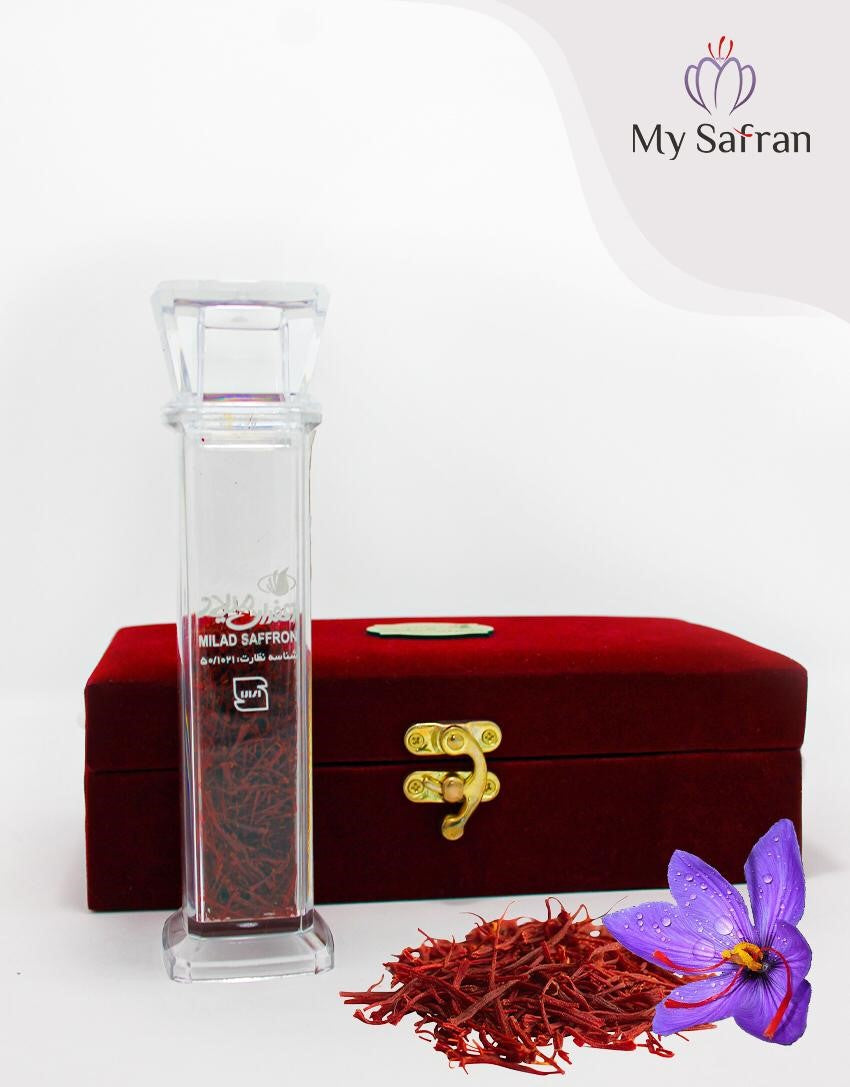 MySafran | Persischer Negin Safran Fäden | 4g inkl. Geschenkverpackung