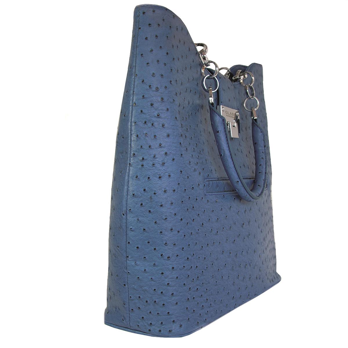 Glass Handbag | Tote Bag Blue