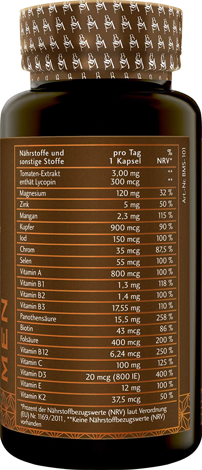 Men Select Everyday 1 Men&#39;s Multivitamin, Multivitamin und Multimineral nur 1x täglich, 60 Kapseln im 2-Monats Vorrat