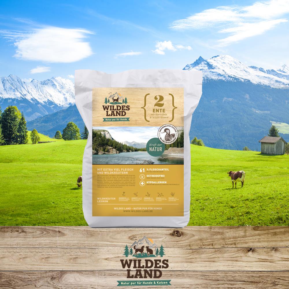 2 - Wildes Land Ente mit Kartoffeln