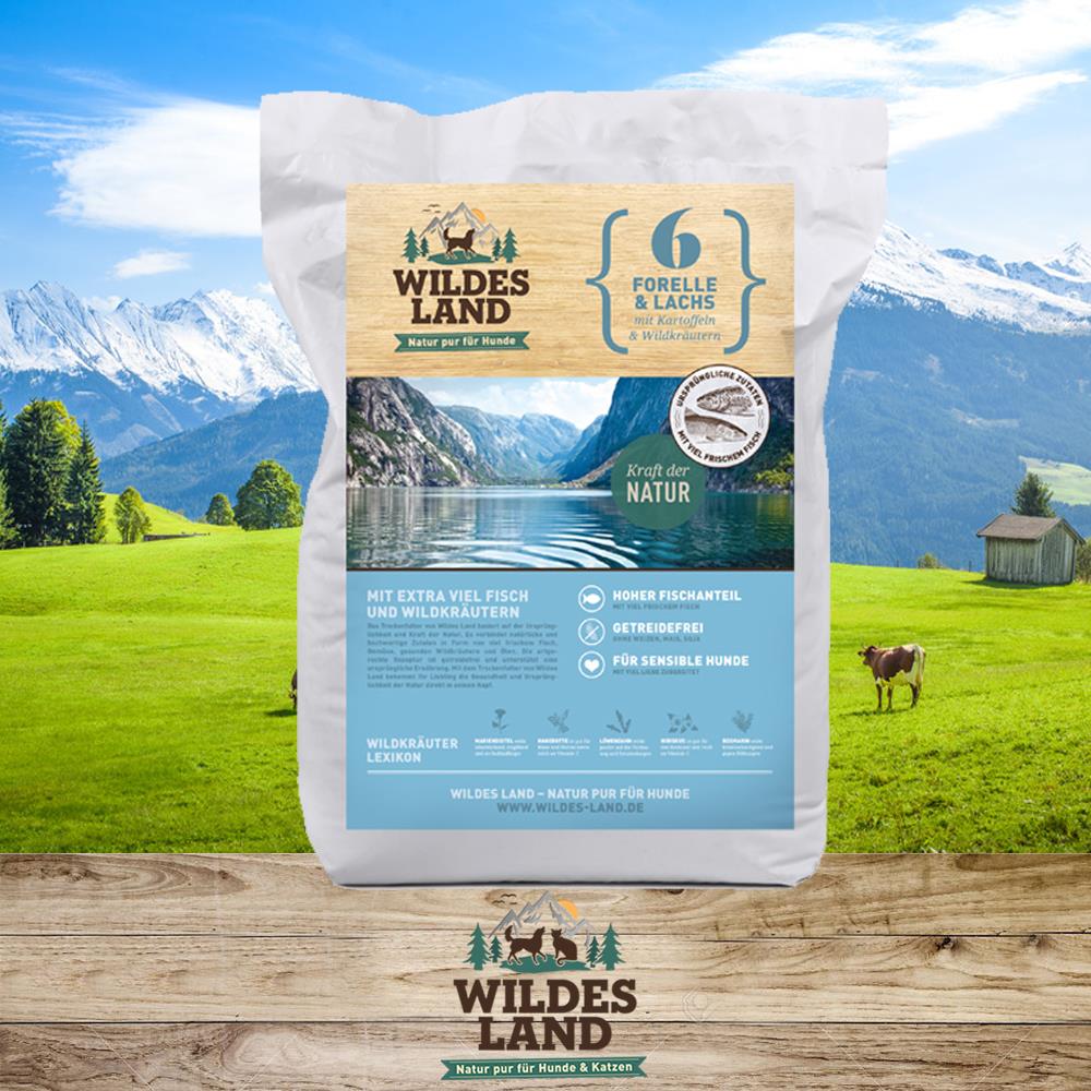 6 - Wildes Land Forelle und Lachs mit Kartoffeln