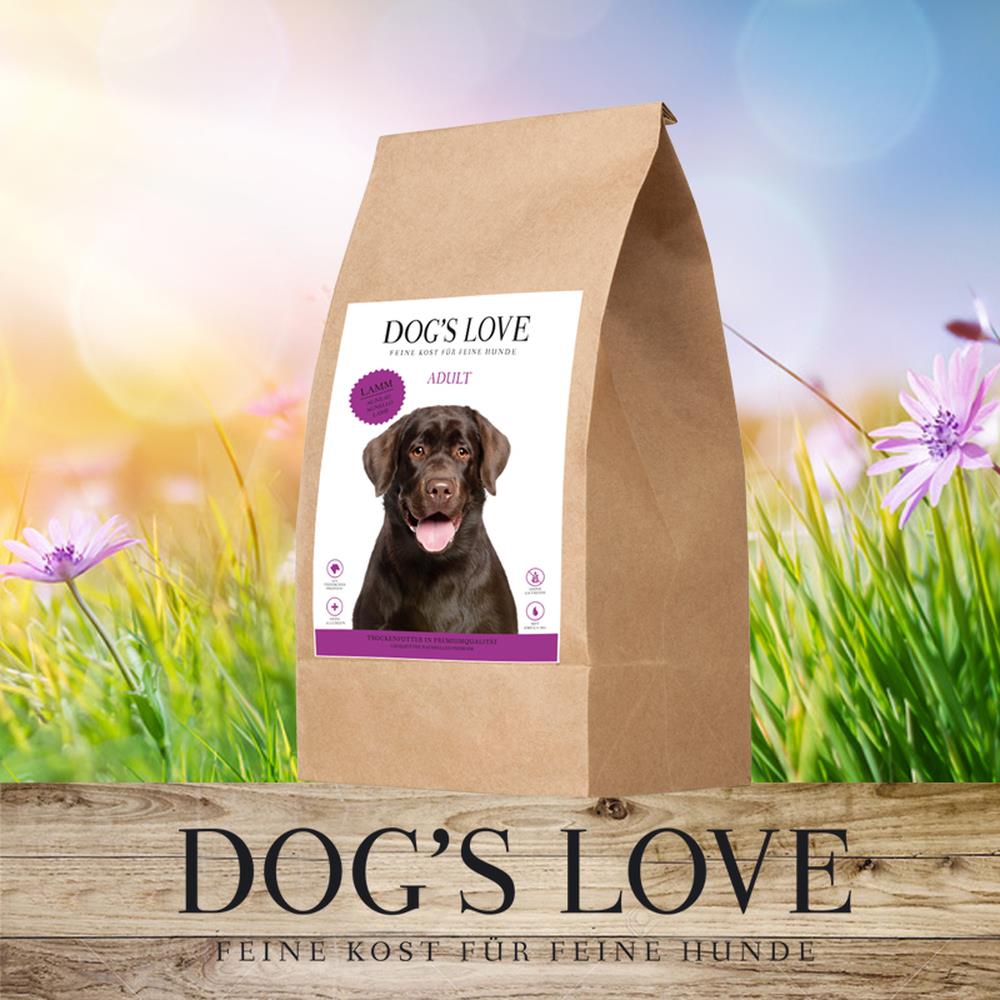 DOG&#39;S LOVE Lamm mit Süßkartoffel &amp; Minze