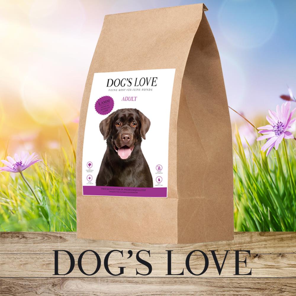 DOG&#39;S LOVE Lamm mit Süßkartoffel &amp; Minze